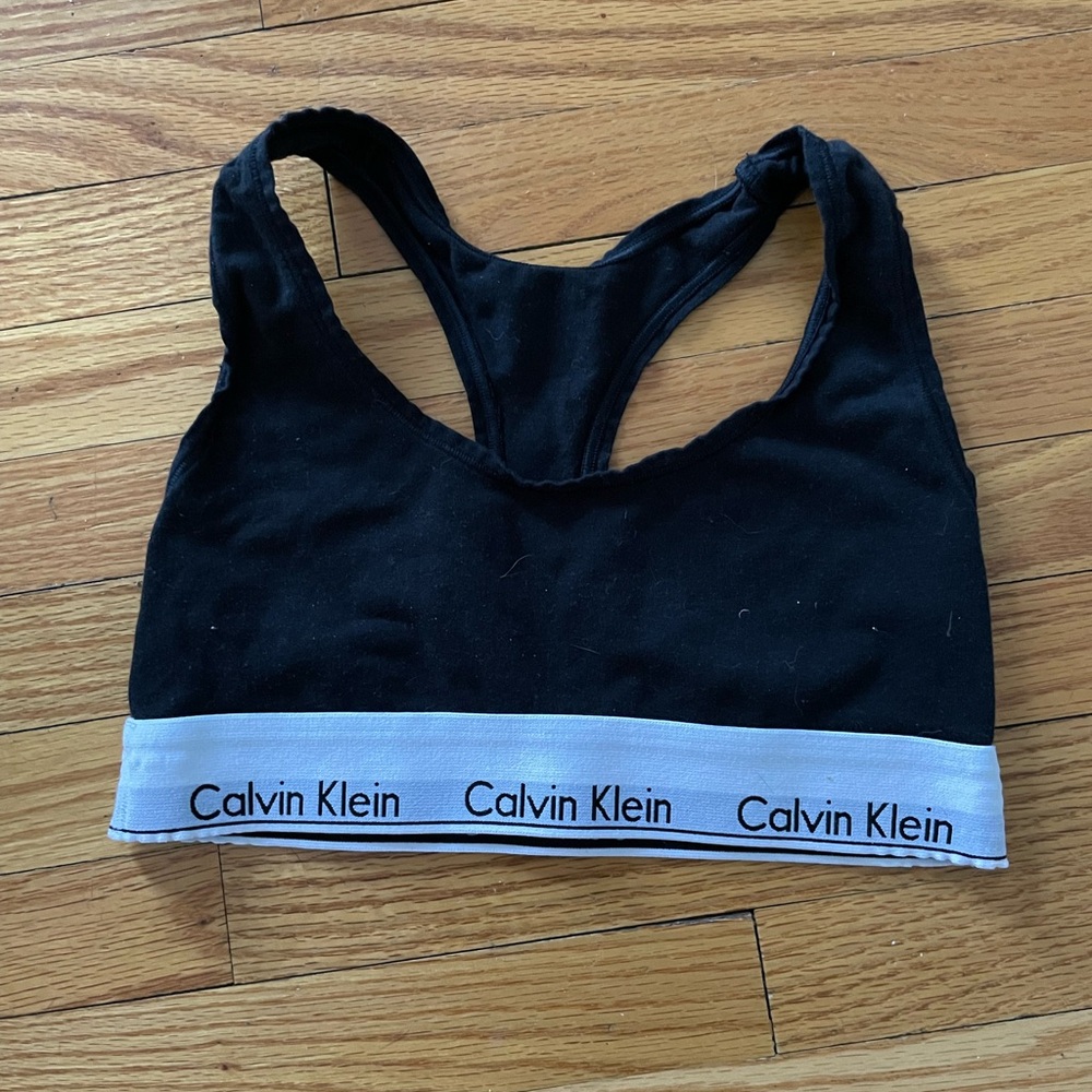 Calvin Klein Black Sports Bra
